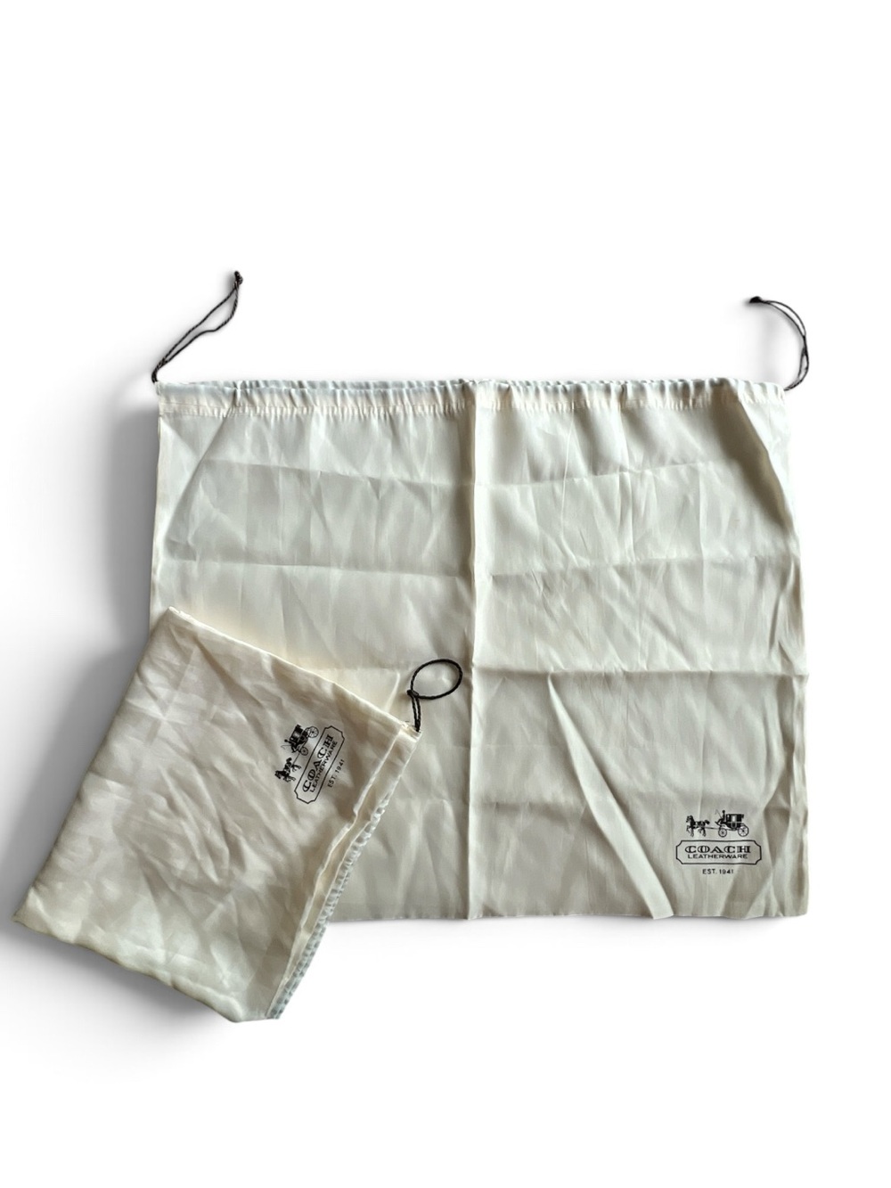 Coach large dust bags